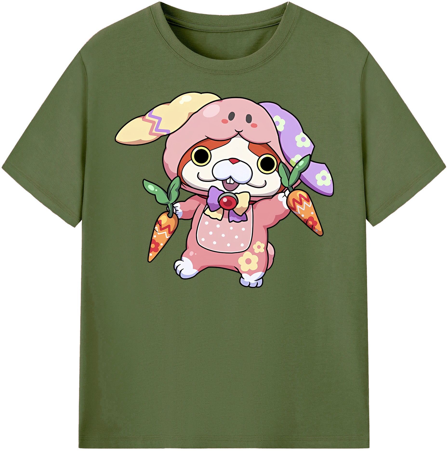 （画像用） 妖怪ウォッチ Yo-kai Watch 綿100％半袖Tシャツ（フロントプリント）